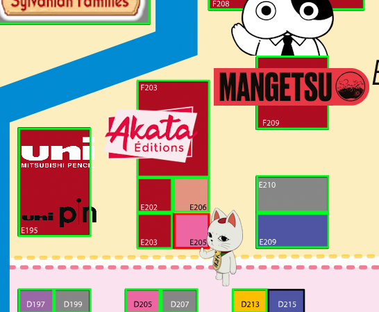 Sur le stand Mangetsu, c'est Uchujin Mumu, également en anime sur ADN